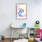 Stupell Industries Three Narwhals in Pastels Floating Frame, design by Marc Allante